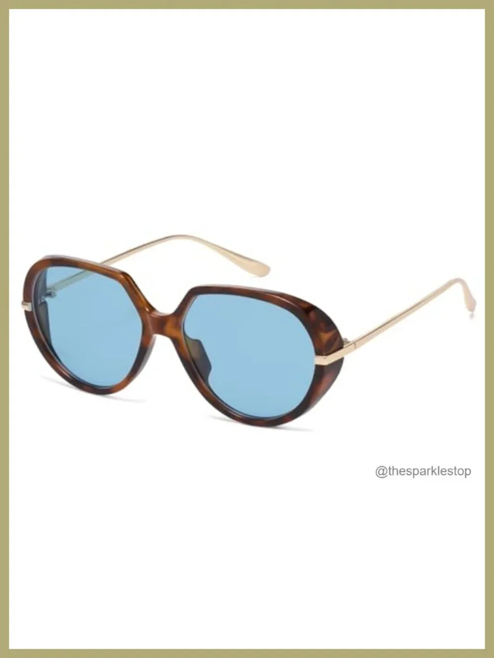 VANLINKER Oversized Aviator Sunglasses for Women Men Retro Round Large Frame